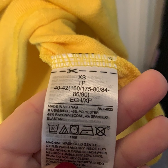 Yellow tee - Picture 3 of 4